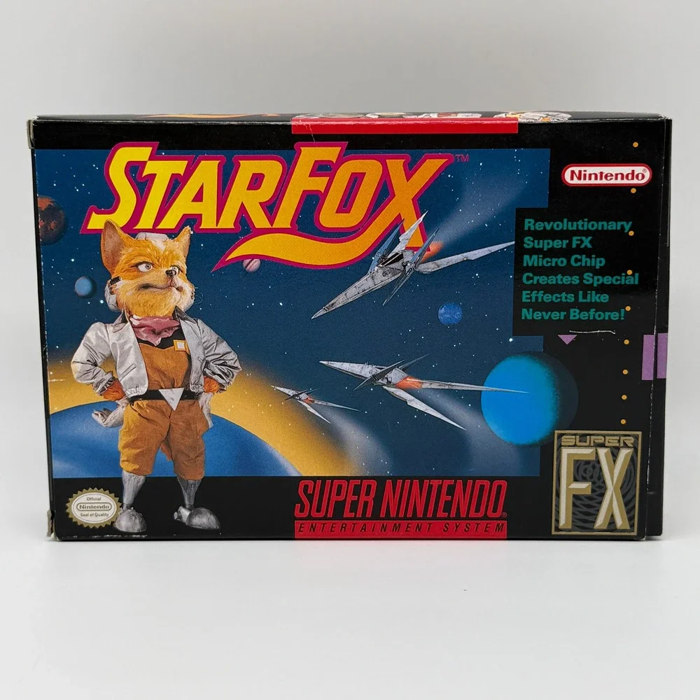 Star Fox (Super Nintendo, 1993) Authentic SNES Complete CIB - Tested
